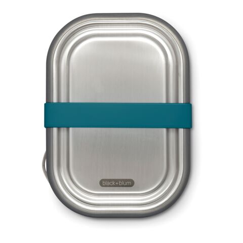 Fiambrera de acero inoxidable grande Black+Blum turquesa | sin montaje de publicidad | no disponible | no disponible