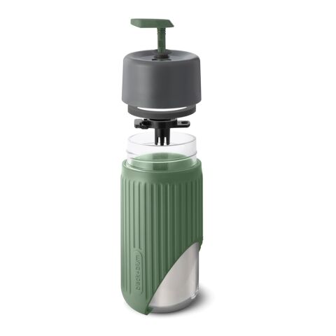 Vaso de vidrio Black+Blum de 340 ml verde oliva | sin montaje de publicidad | no disponible | no disponible