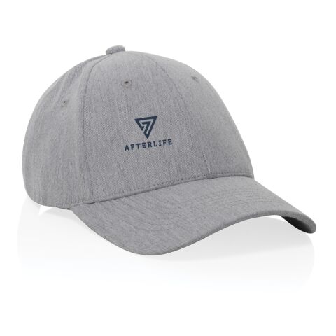 Gorra 6 paneles tejido jaspeado reciclado Milo AWARE™200 gr gris | sin montaje de publicidad | no disponible | no disponible | no disponible