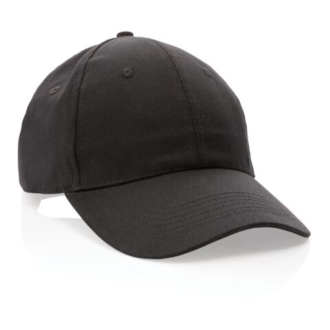 Gorra Impact de algodón reciclado con trazador AWARE™ negro | sin montaje de publicidad | no disponible | no disponible | no disponible | no disponible