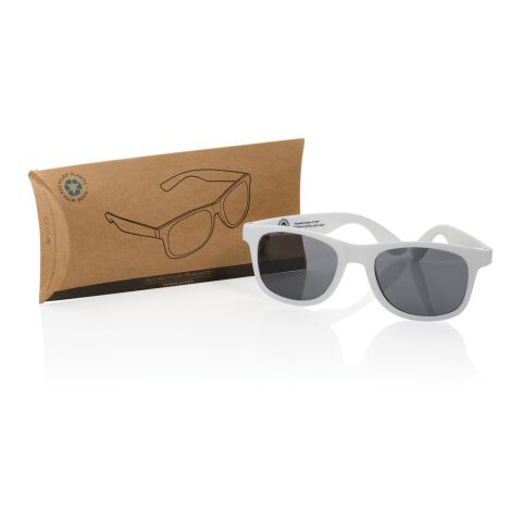 Gafas de sol de plástico PP reciclado GRS blanco | sin montaje de publicidad | no disponible | no disponible