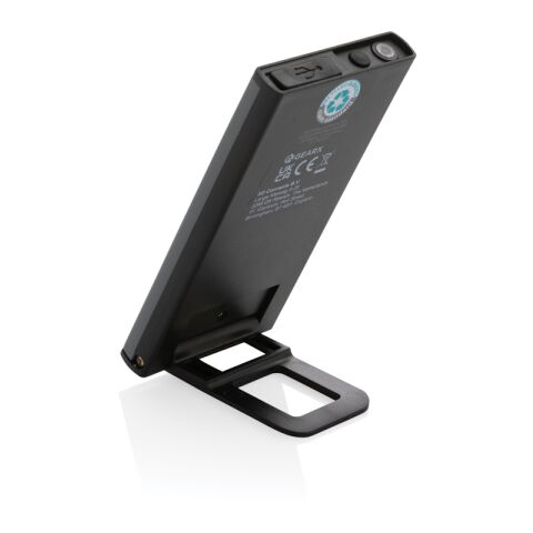 Luz de trabajo de bolsillo USB de plástico reciclado Gear X gris-negro | sin montaje de publicidad | no disponible | no disponible