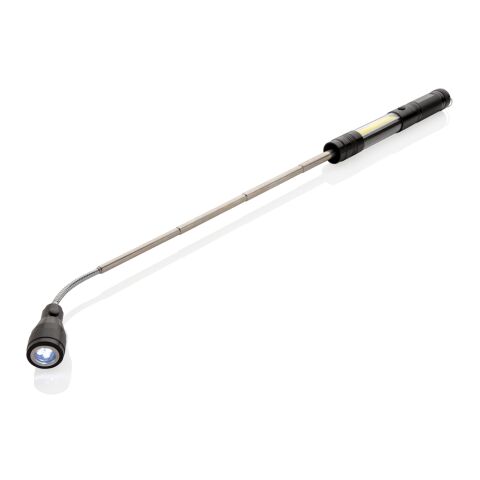 Gran luz telescópica con COB negro | sin montaje de publicidad | no disponible | no disponible