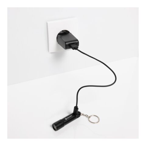 Linterna llavero ultra brillante y recargable Gear X negro | sin montaje de publicidad | no disponible | no disponible