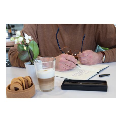 Set bolígrafos Deluxe negro | sin montaje de publicidad | no disponible | no disponible