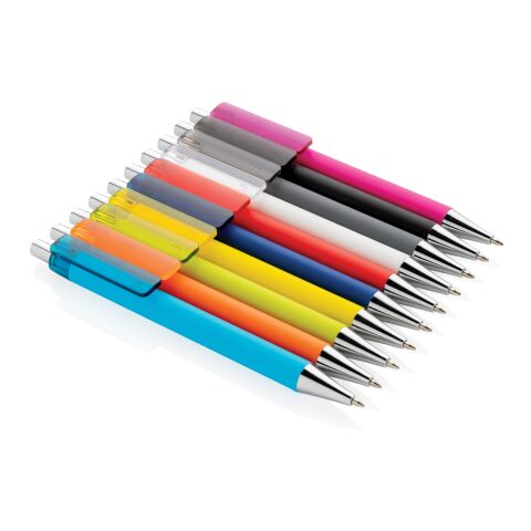 Bolígrafo suave X8 gris | sin montaje de publicidad | no disponible | no disponible