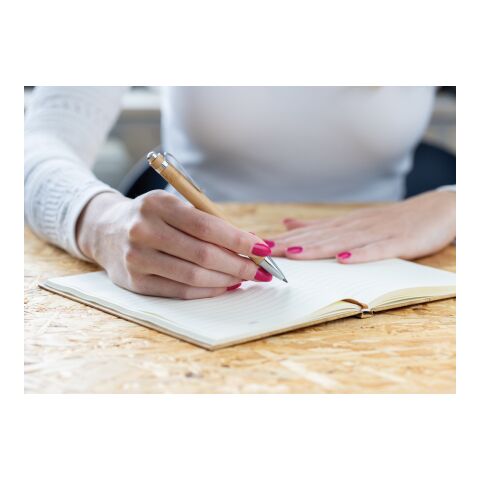 Bolígrafo infinito de bambú Pynn marron | sin montaje de publicidad | no disponible | no disponible