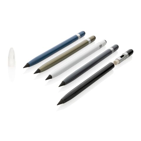 Bolígrafo sin tinta de aluminio con goma verde | sin montaje de publicidad | no disponible | no disponible