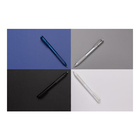 BolígrafoTwistLock ABS reciclado certificado GRS negro | sin montaje de publicidad | no disponible | no disponible