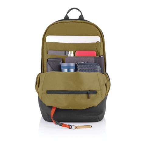 Bobby Soft, mochila antirrobo negro-verde | no disponible | sin montaje de publicidad | no disponible | no disponible | no disponible