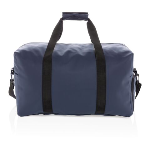 Bolsa de viaje de fin de semana de PU suave azul | sin montaje de publicidad | no disponible | no disponible | no disponible