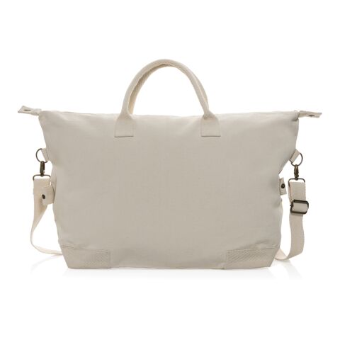 Bolsa de fin de semana de lona reciclada Kezar AWARE™ blanco | sin montaje de publicidad | no disponible | no disponible | no disponible