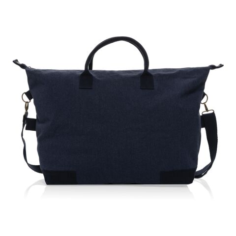 Bolsa de fin de semana de lona reciclada Kezar AWARE™ azul marino | sin montaje de publicidad | no disponible | no disponible | no disponible