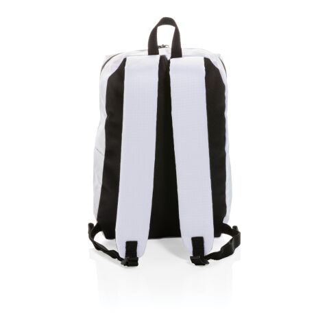 Mochila casual sin PVC blanco | sin montaje de publicidad | no disponible | no disponible | no disponible