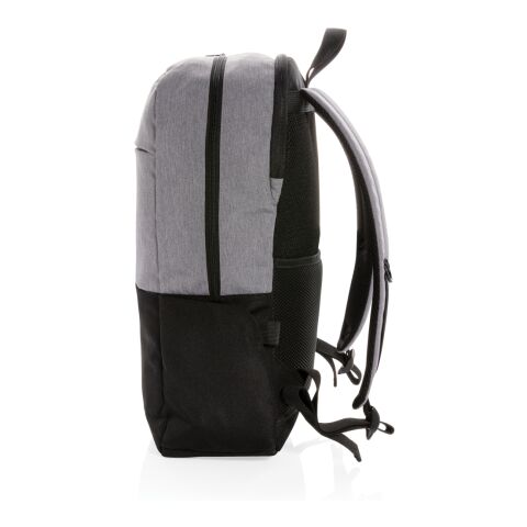 Moderna mochila portátil de 15.6&quot; USB y RFID sin PVC negro | sin montaje de publicidad | no disponible | no disponible | no disponible