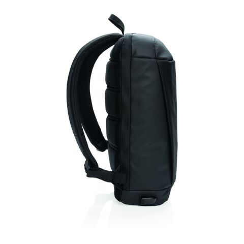 Mochila Madrid antirobo con RFID y USB sin PVC negro-negro | sin montaje de publicidad | no disponible | no disponible | no disponible