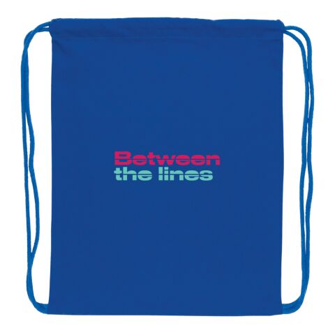 Mochila de algodón reciclado 145gr Impact AWARE ™ azul | sin montaje de publicidad | no disponible | no disponible | no disponible
