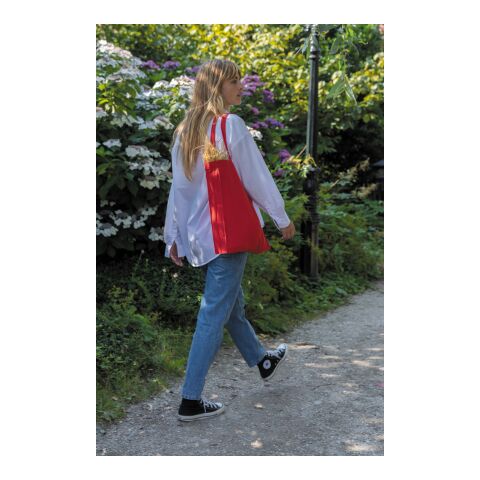 Tote de algodón reciclado 145gr Impact AWARE ™ rojo | sin montaje de publicidad | no disponible | no disponible | no disponible