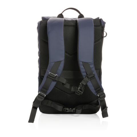 Mochila impermeable Impact AWARE ™ RPET para portátil 15,6" azul marino | sin montaje de publicidad | no disponible | no disponible | no disponible