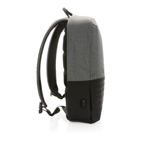 Mochila antirrobo para portátil 15&#039; Swiss Peak AWARE™ RFID gris | sin montaje de publicidad | no disponible | no disponible