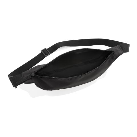 Bolsa bandolera Crescent AWARE™ de RPET negro | sin montaje de publicidad | no disponible | no disponible | no disponible