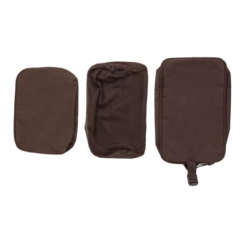 Set cubos organizadores RCS nailon reciclado KENTO URBAN marron