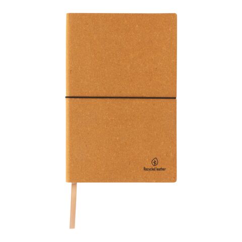 Libreta de cuero reciclado A5 marrón | sin montaje de publicidad | no disponible | no disponible