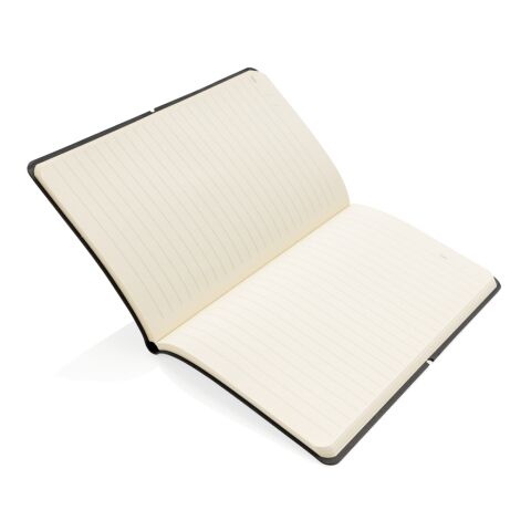 Cuaderno A5 moderno de lujo con tapa blanda negro | sin montaje de publicidad | no disponible | no disponible