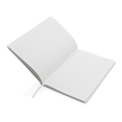 Libreta A5 de tapa dura de papel Impact Stone blanco | sin montaje de publicidad | no disponible | no disponible