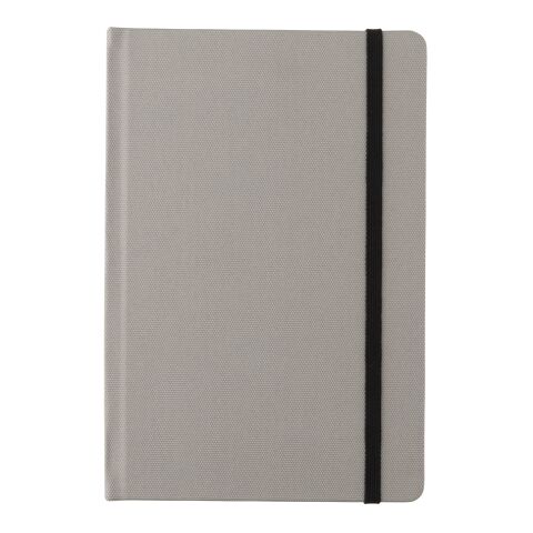 Libreta A5 RPET con certificación GRS gris-negro | sin montaje de publicidad | no disponible | no disponible
