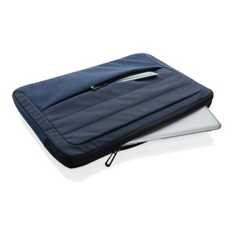 &quot;Funda para portátil Armond AWARE™ RPET de 15,6&quot;&quot;&quot; azul marino | sin montaje de publicidad | no disponible | no disponible