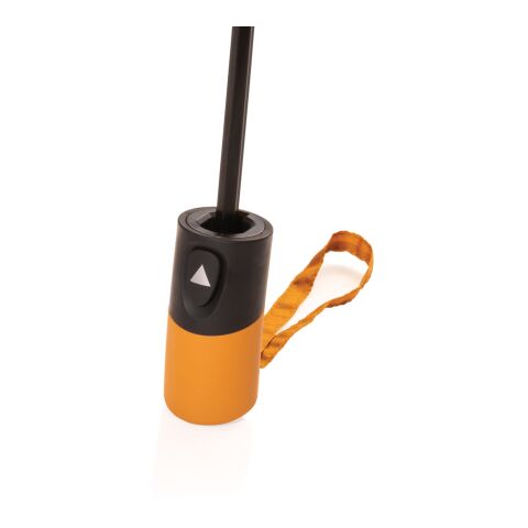Miniparaguas apertura automática Impact AWARE™ 190T de 21&quot; Reloj De Sol Naranja | sin montaje de publicidad | no disponible | no disponible