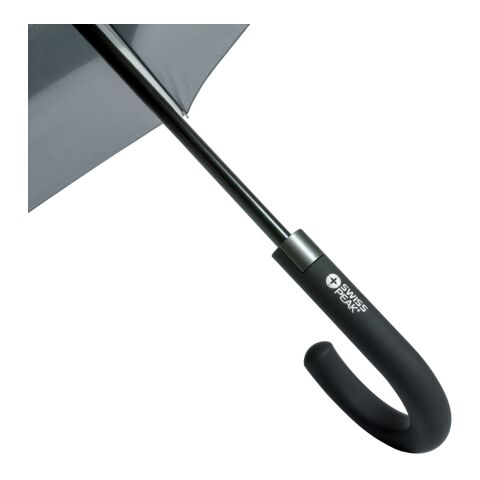 Paraguas extensible Swiss Peak AWARE™ de 23" a 27" negro-gris | sin montaje de publicidad | no disponible | no disponible