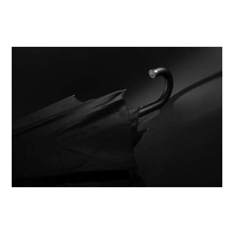 Paraguas Swiss Peak Vero Aware™ RPET 25” con lujoso mango negro | sin montaje de publicidad | no disponible | no disponible