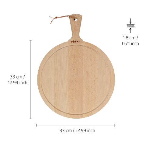 Tabla de Servir Redonda Amigo L de BOSKA marron | sin montaje de publicidad | no disponible | no disponible