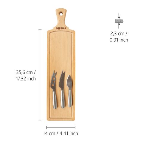 Set de Queso Amigo de BOSKA marron-acero | sin montaje de publicidad | no disponible | no disponible