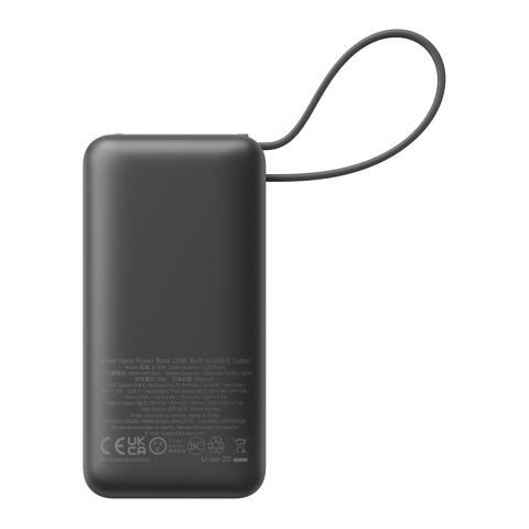 Batería externa Anker Nano 30W con cable USB-C integrado negro