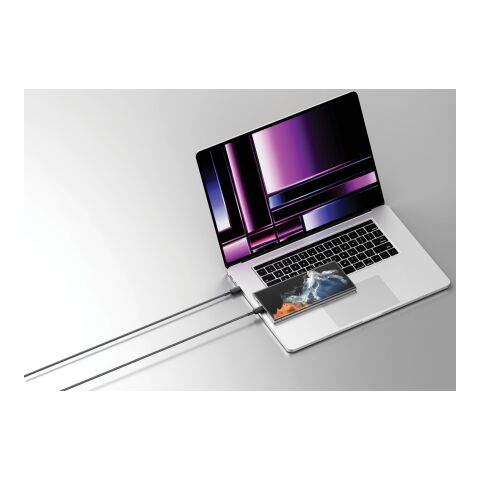 Cable USB-C a USB-C Anker de 1,8 metros y 60W gris-negro | sin montaje de publicidad