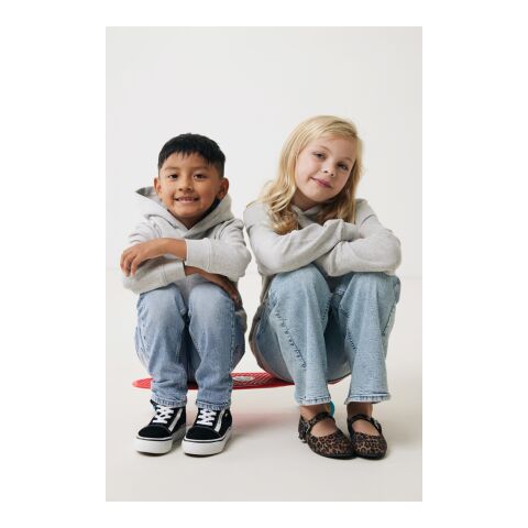 Sudadera Iqoniq Yengo capucha de algodón reciclado niños gris claro sin colorear | 13-14 | sin montaje de publicidad | no disponible | no disponible | no disponible