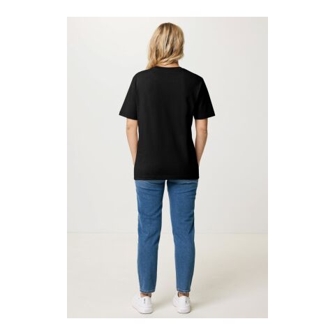 Camiseta Iqoniq Teide de algodón reciclado negro | 4XL | sin montaje de publicidad | no disponible | no disponible | no disponible