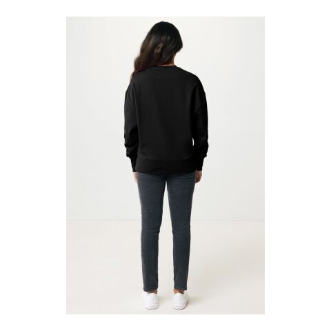 Jersey Iqoniq Kruger con cuello redondo algodón reciclado negro | XXXL | sin montaje de publicidad | no disponible | no disponible | no disponible