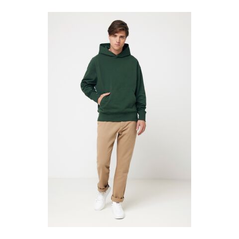 Sudadera con capucha Iqoniq Yoho algodón reciclado verde bosque | XXS | sin montaje de publicidad | no disponible | no disponible | no disponible