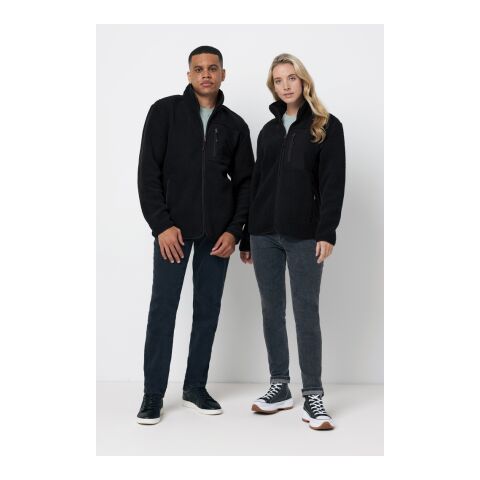 Chaqueta Diran polar poliéster reciclado Iqoniq negro | L | sin montaje de publicidad | no disponible | no disponible | no disponible