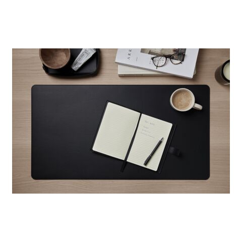 VINGA Alfombrilla de escritorio Timo poliéster reciclado RCS negro | sin montaje de publicidad | no disponible | no disponible