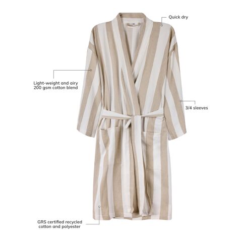 Bata VINGA Ornos hammam L/XL beige-blanco | sin montaje de publicidad | no disponible | no disponible | no disponible