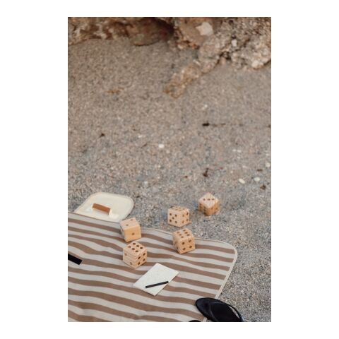 Juego dados al aire libre VINGA marron | sin montaje de publicidad | no disponible | no disponible