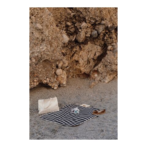 Manta picnic pequeña VINGA Alba GRS RPET negro | sin montaje de publicidad | no disponible | no disponible | no disponible