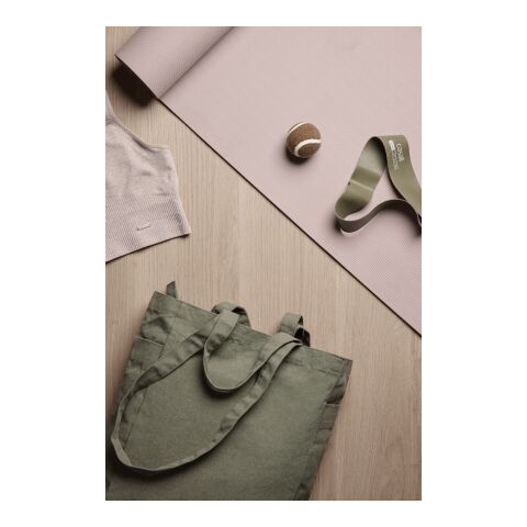 Bolsa VINGA Hilo de lona reciclada AWARE™ verde | sin montaje de publicidad | no disponible | no disponible | no disponible