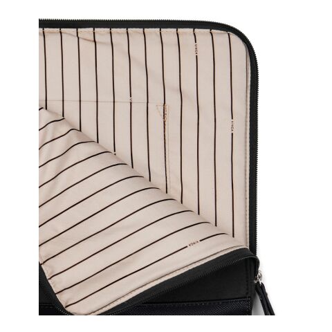 Funda portátil 16&quot; de poliéster reciclado RCS VINGA Marlow negro | sin montaje de publicidad | no disponible | no disponible