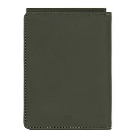 Funda para pasaporte RFID VINGA Baltimore RCS de poliéster verde | sin montaje de publicidad | no disponible | no disponible